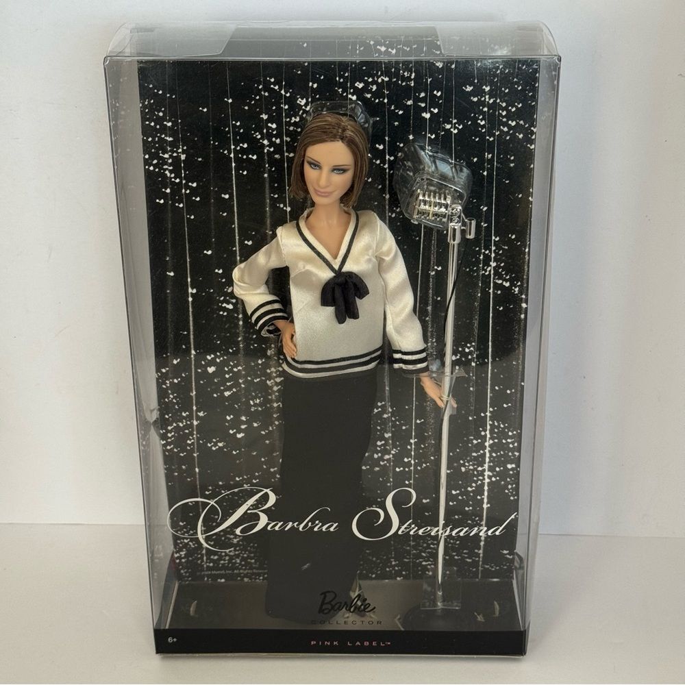 Mattel Barbie Pink Label Collection Barbra Streisand Doll N6574
